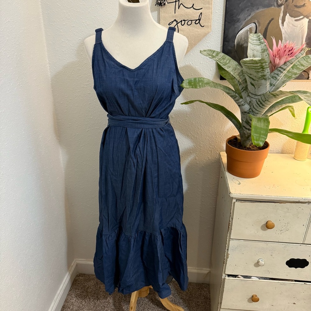 NWT Universal Standard Chambray Dress xsmall